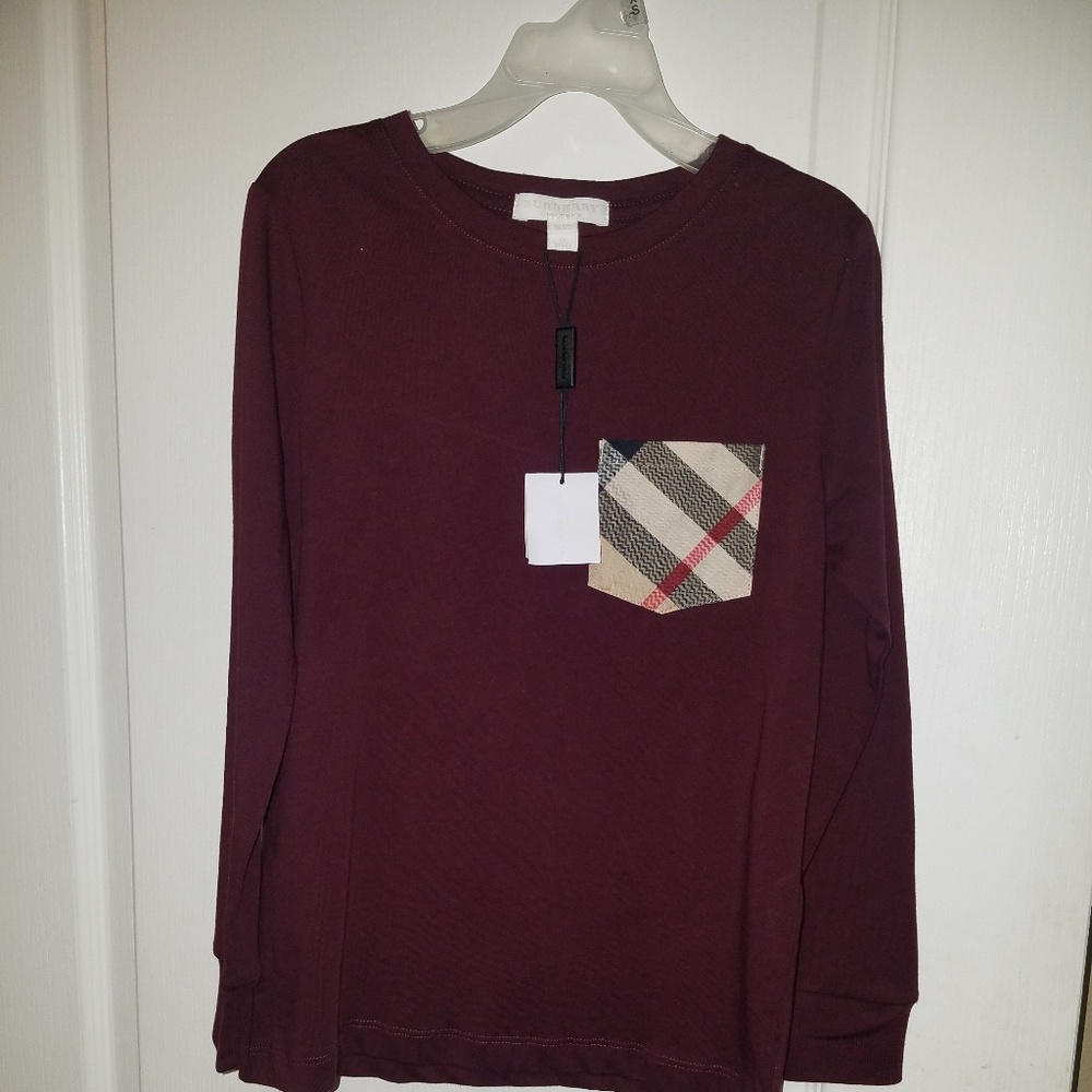 NWT Burberry Boys 8Y- Long Sleeve